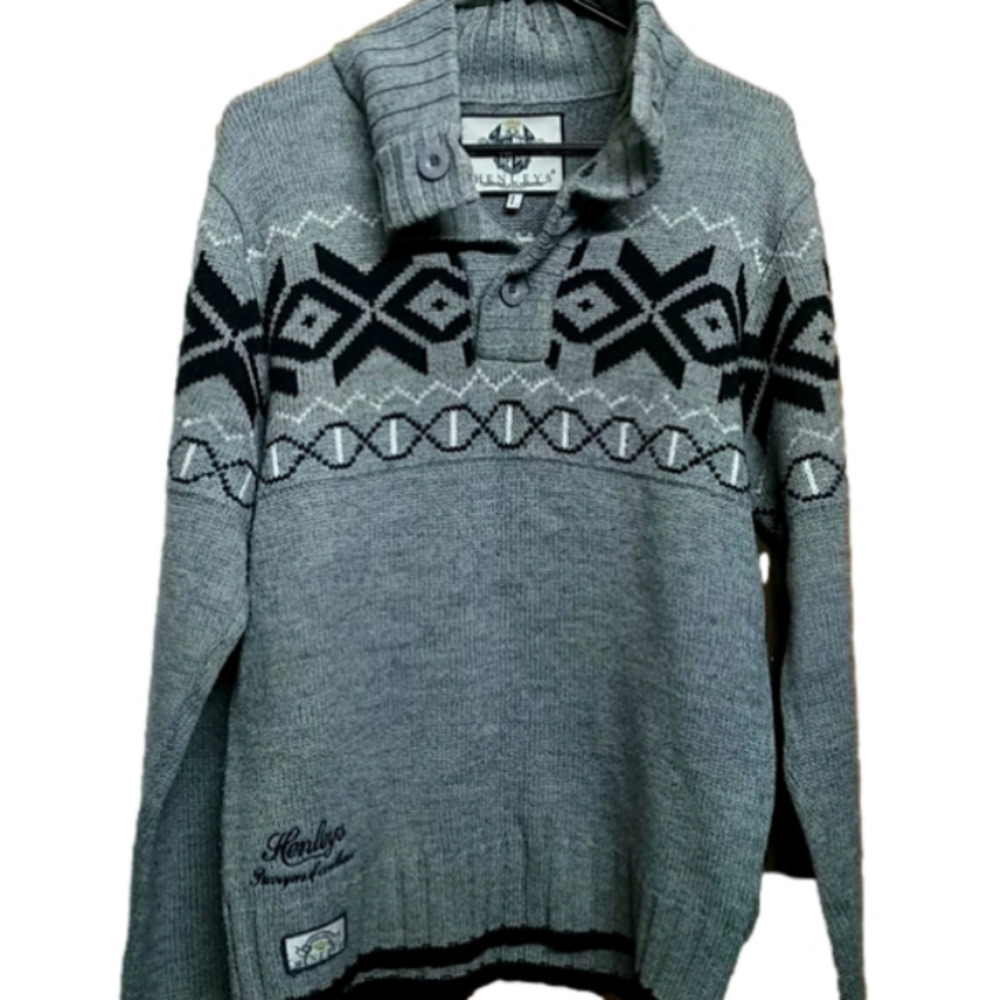 𝅺henleys Large Authentic Sweater